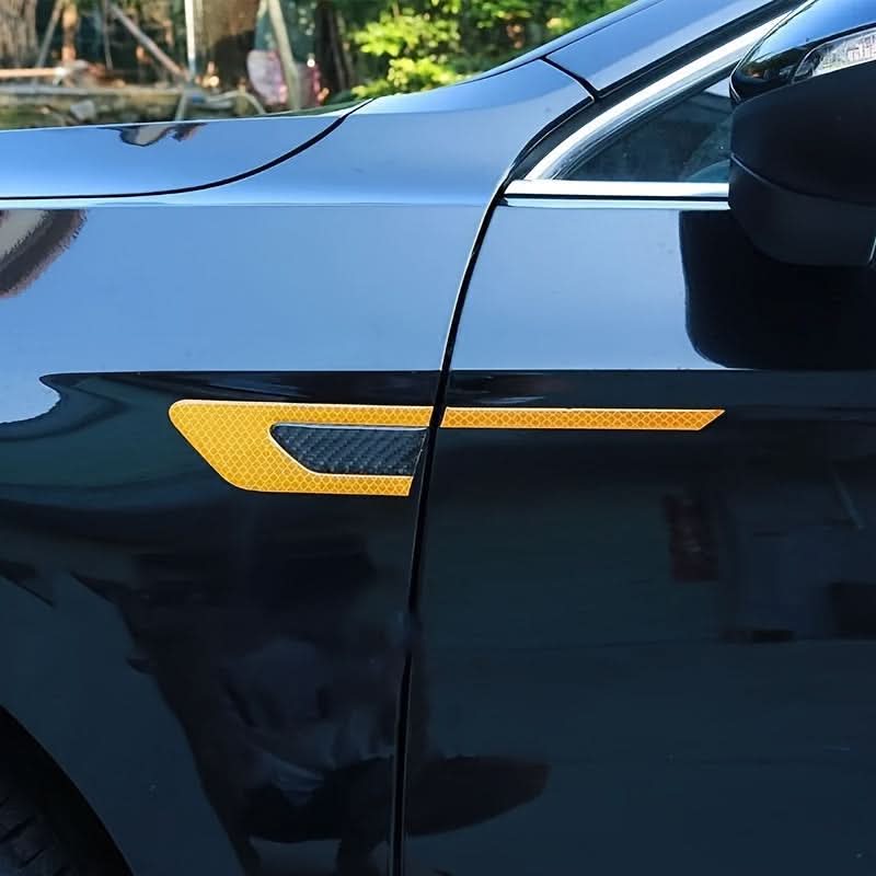 Reflective Resin Car Door Protector Strips – Anti-Collision Safety Decals