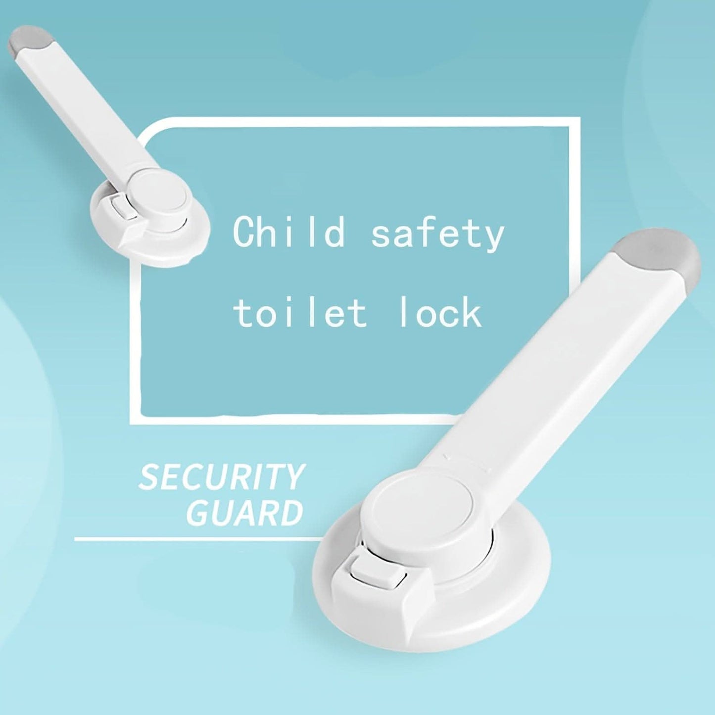 Child Safety Toilet Lock - Automatic Anti-Open Lid Protector with Pet-Proof Design