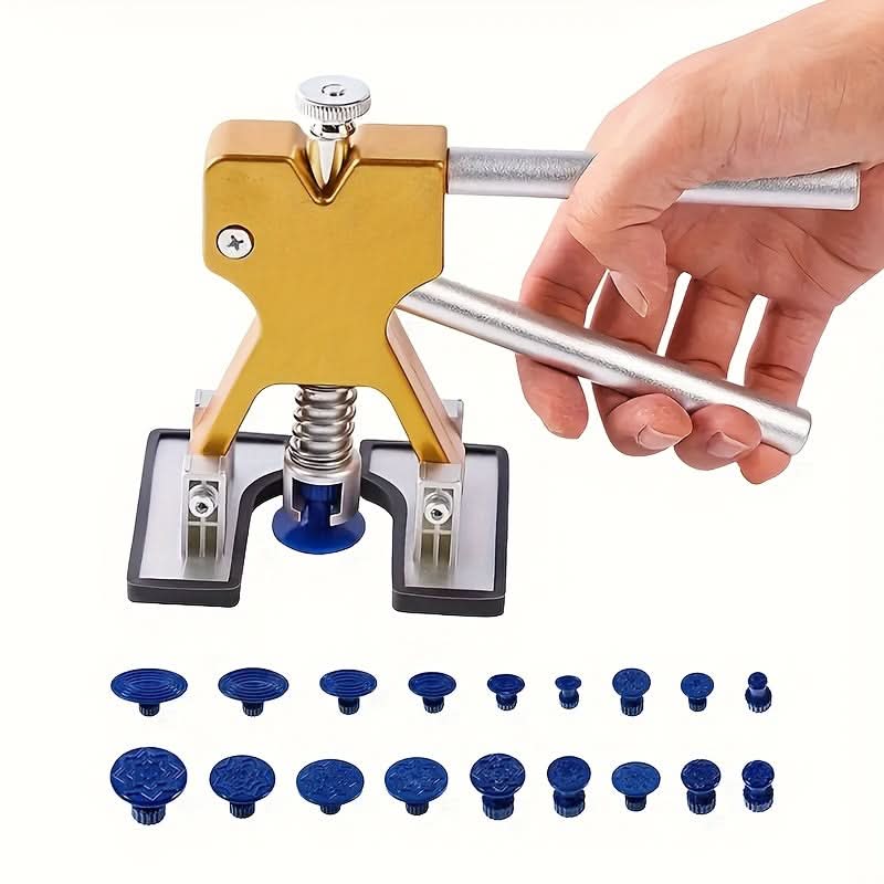 Stainless Steel Paintless Dent Puller Tool – Manual Repair Kit