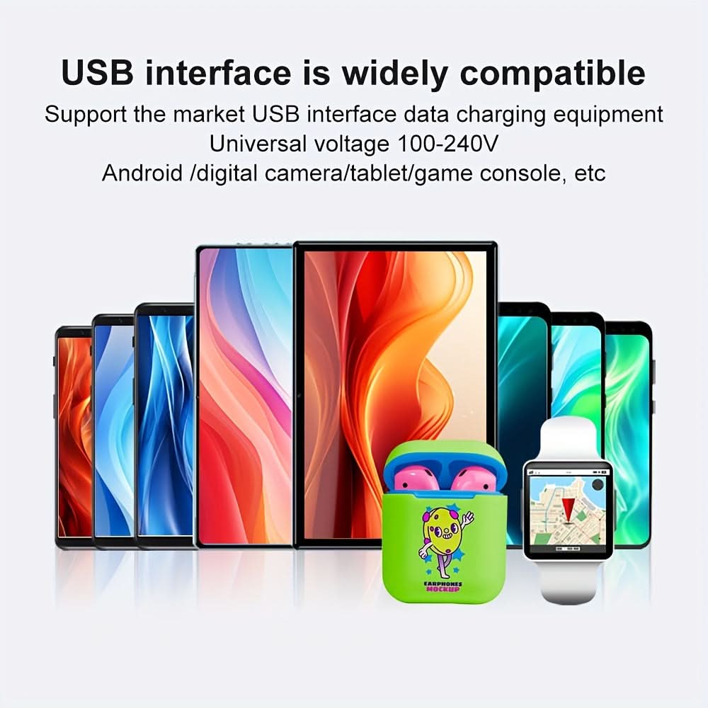 High-Speed USB Wall Charger for iPhone/Samsung
