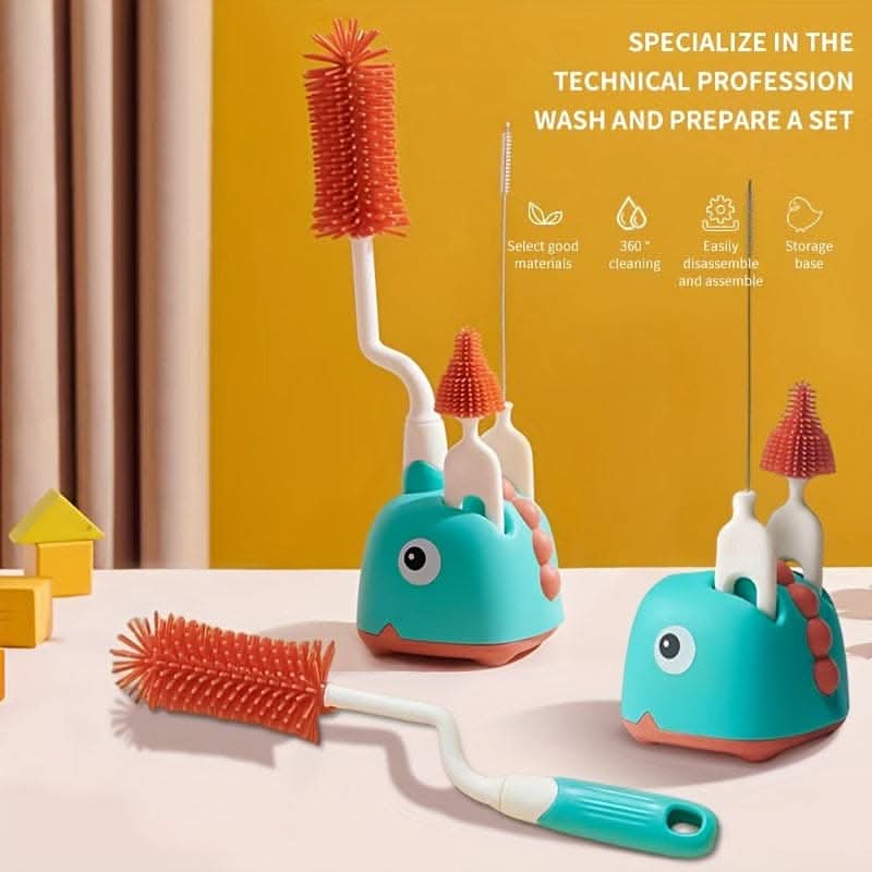 3pcs Silicone Bottle Brush Set