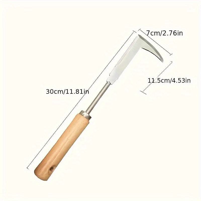 Stainless Steel Crevice Weeding Tool for Easy Lawn Maintenance