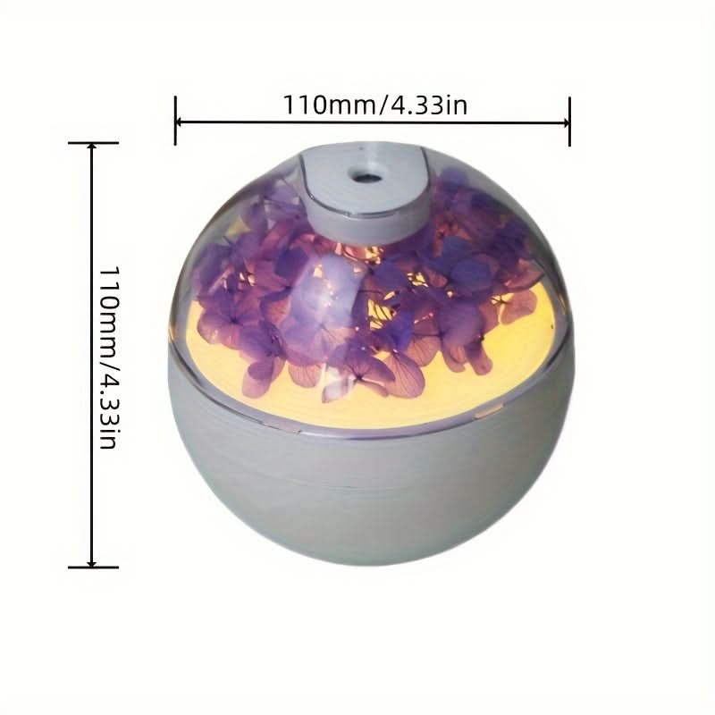 USB Powered Flower Humidifier with Aromatherapy