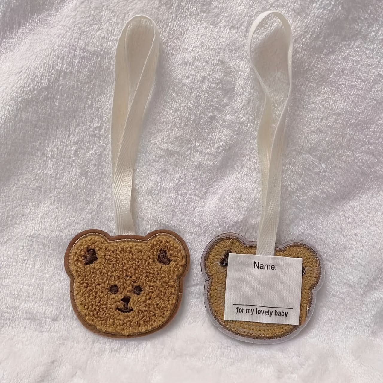 Adorable Bear Backpack Charm, Cute Keychain Accessory for School & Play