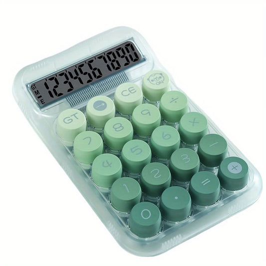Chic Gradient 10-Digit Desktop Calculator – LED Screen