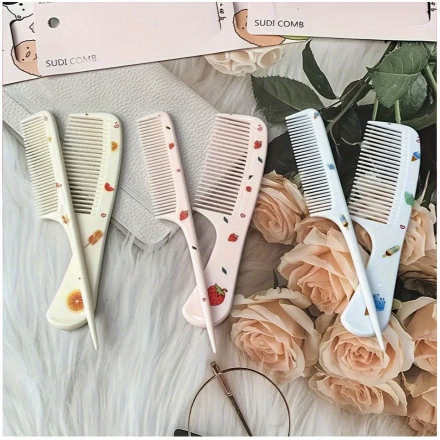 2PCS Cartoon Kids Anti-Static Hair Combs