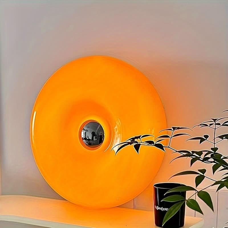 Orange Donut Touch Desk Lamp, USB Powered
