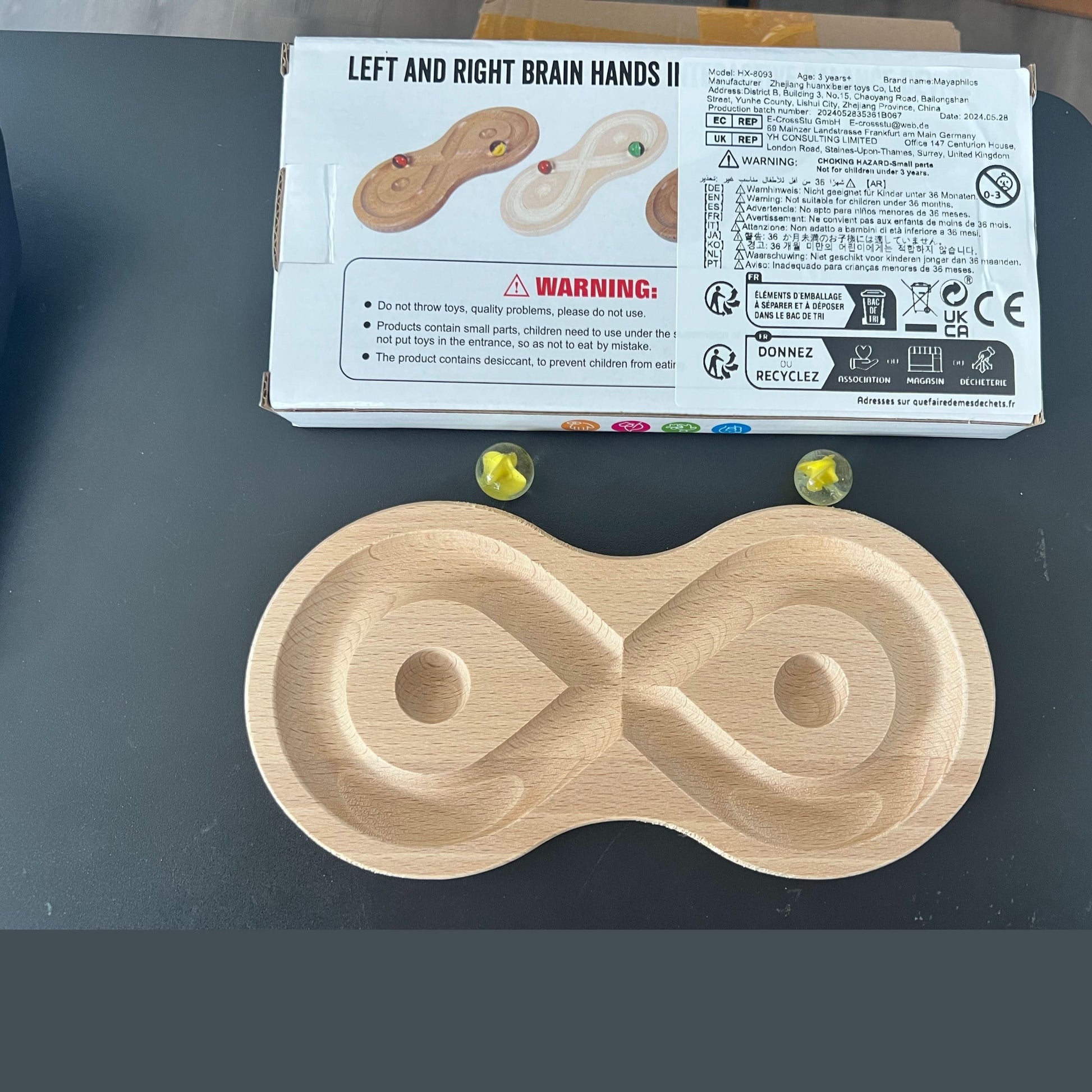 Wooden Brain Development Balance Board Game for Kids
