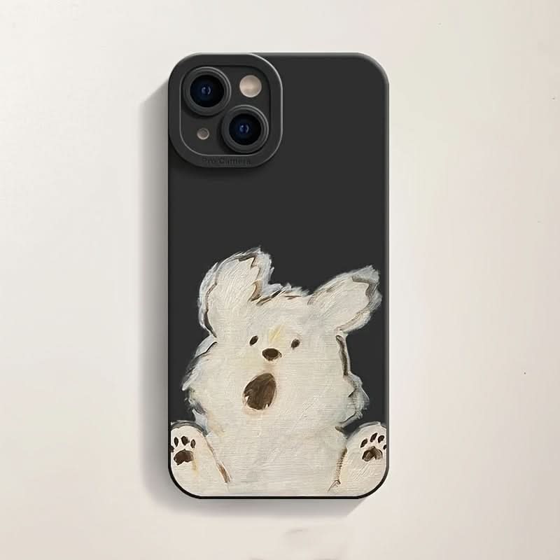 Cartoon Graphic Silicone Phone Case - Shockproof