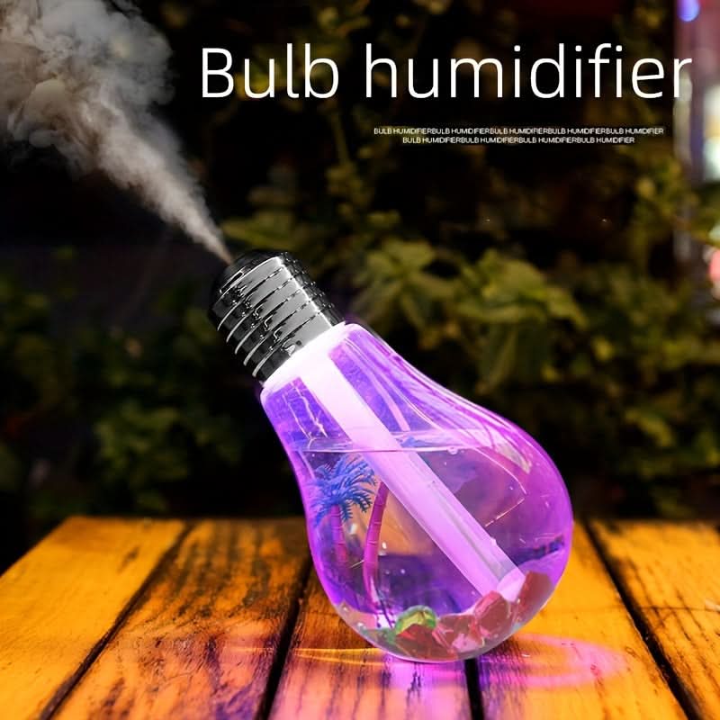 USB Light Bulb Humidifier with Nightlight