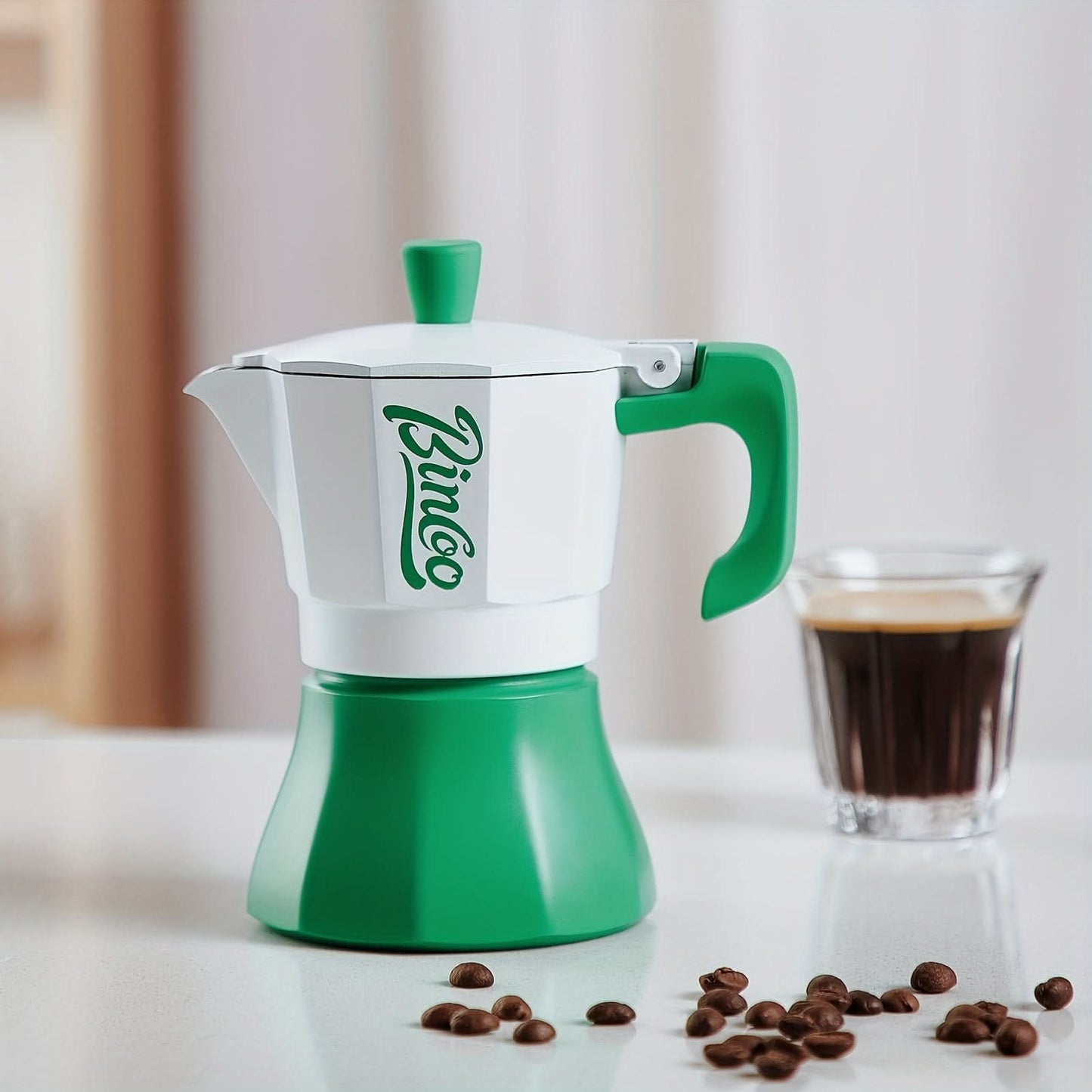 3-Cup Stovetop Espresso Maker – Aluminum Moka Pot Coffee Maker