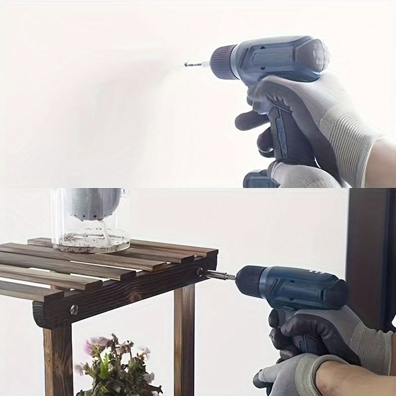 8V Li-Ion Cordless Drill Kit with LED