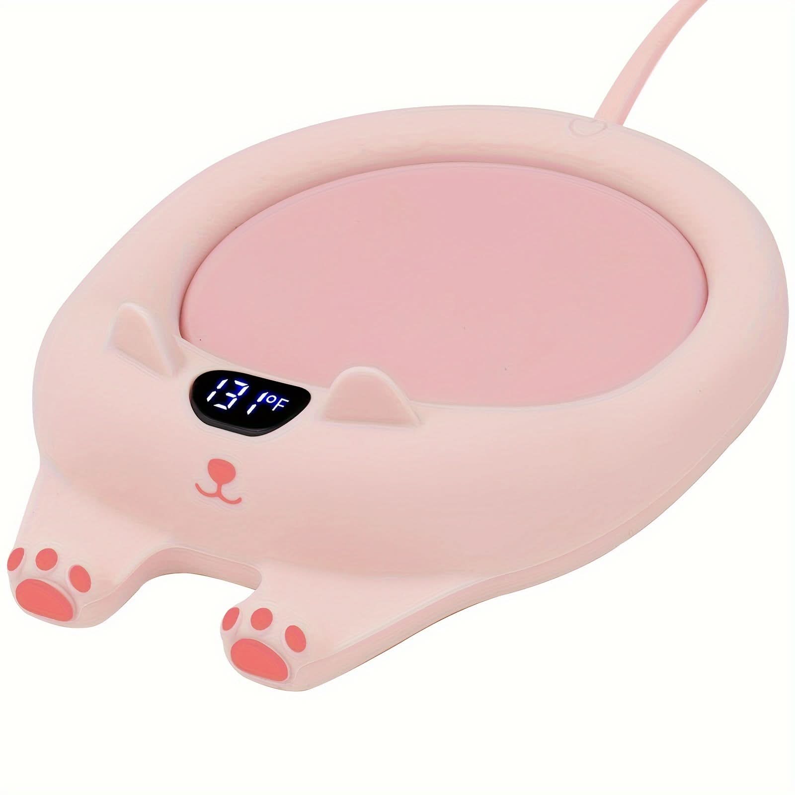 PUSEE Coffee Mug Warmer – Electric Beverage Warmer with 3 Temp Settings