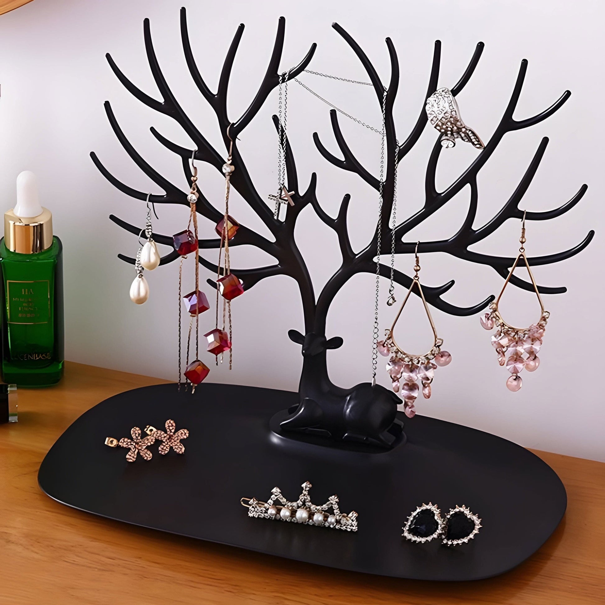 Vintage Deer Branch Jewelry Organizer – Elegant Display Stand