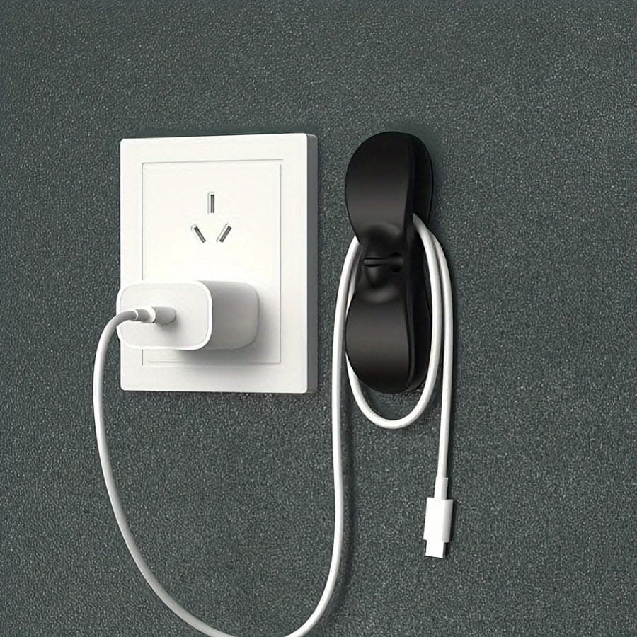 5-Pack Cord Organizers - Wall Mount Winder & Holder for Appliances