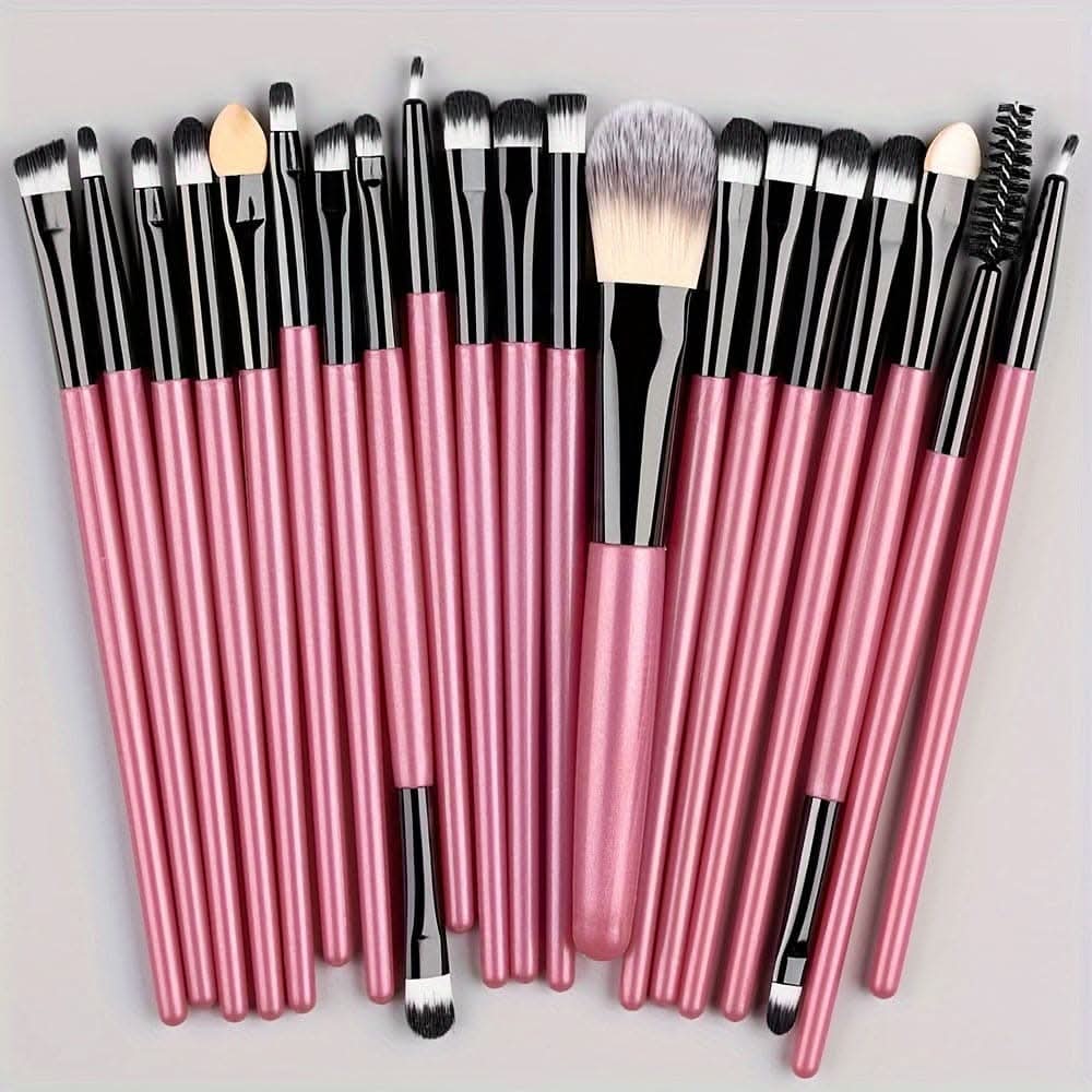 20Pc Makeup Brushes Set- Ideal For Makeup Beginners