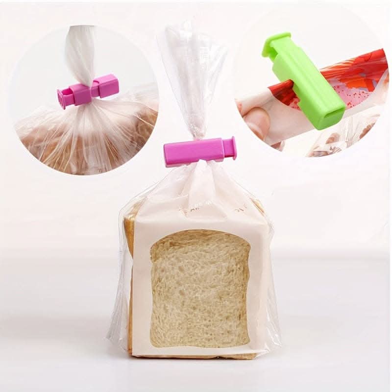 12pcs Premium Bread Bag Clips - Airtight Sealing & Easy Lock