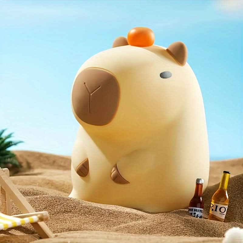 Cute Cartoon Capybara Night Lamp