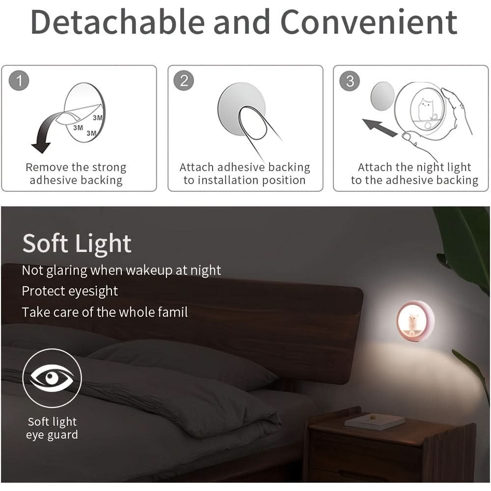 K610 LED Motion Sensor Light, USB Rechargeable