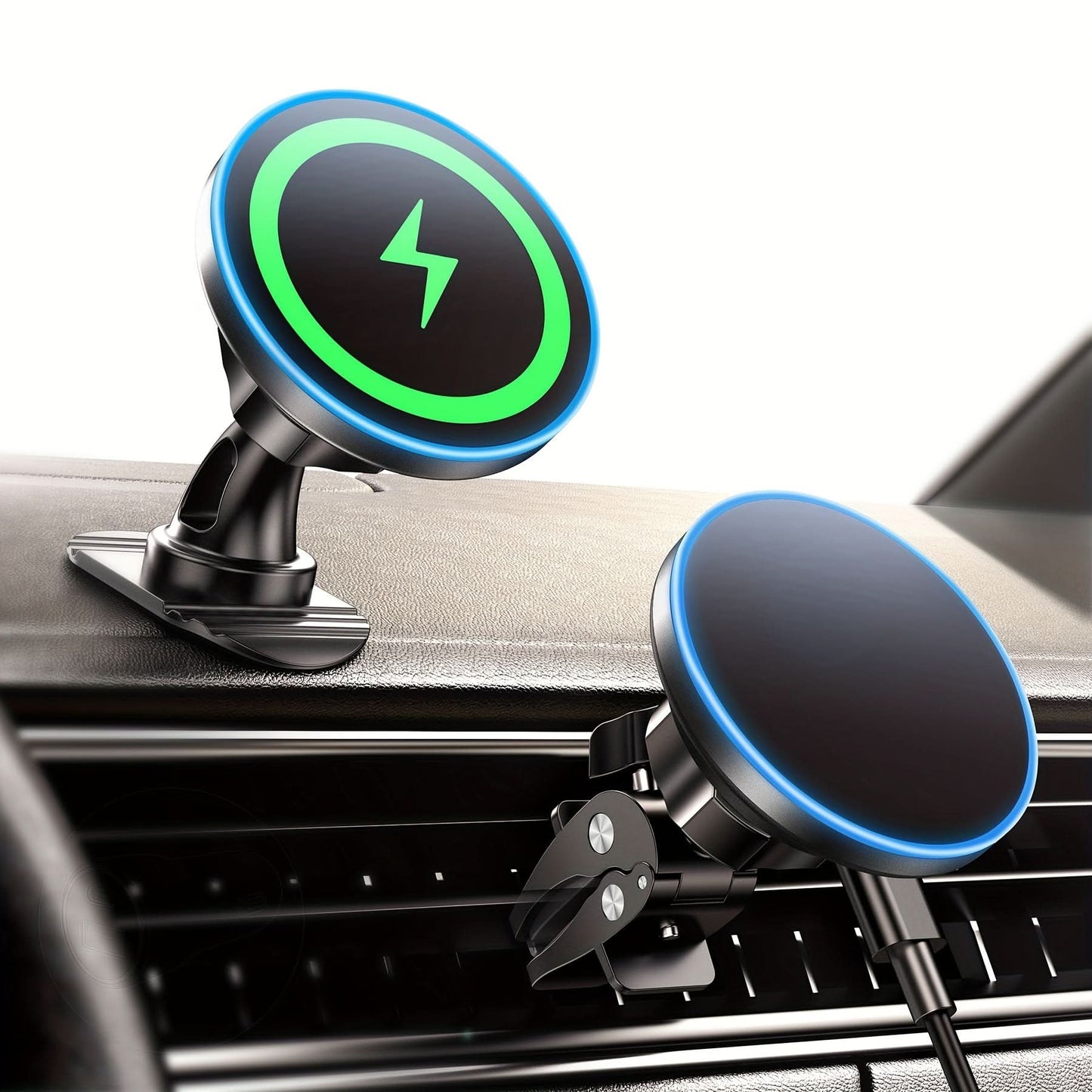 15W Magnetic Wireless Car Charger - Universal Car Mount