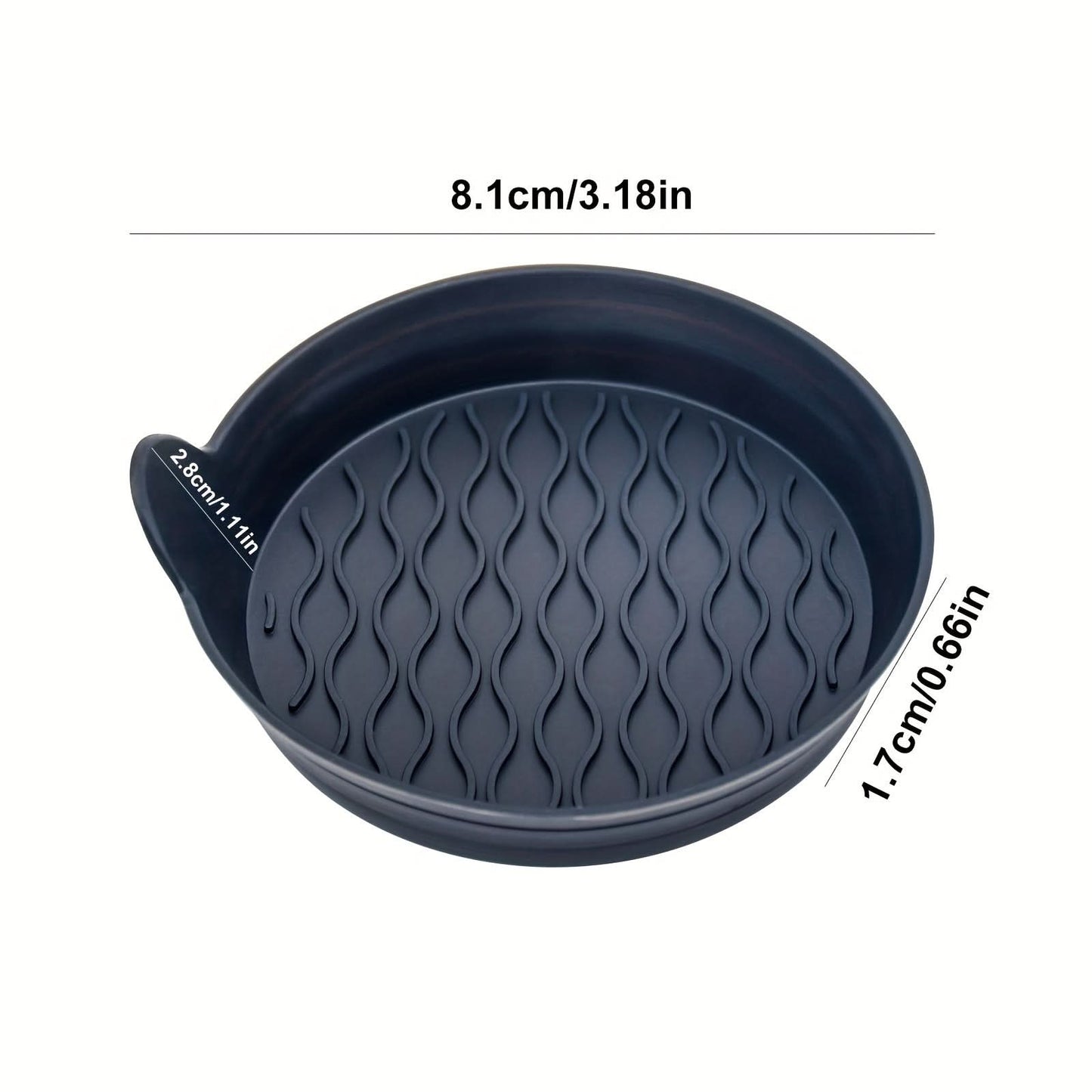 Silicone Car Coaster Set - Spill-Proof, Durable