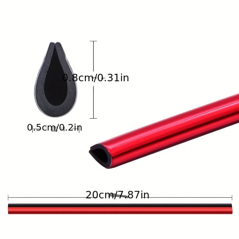 10-pcs. Car Air Vent Trim Strips – Outlet Molding for Interior Decoration