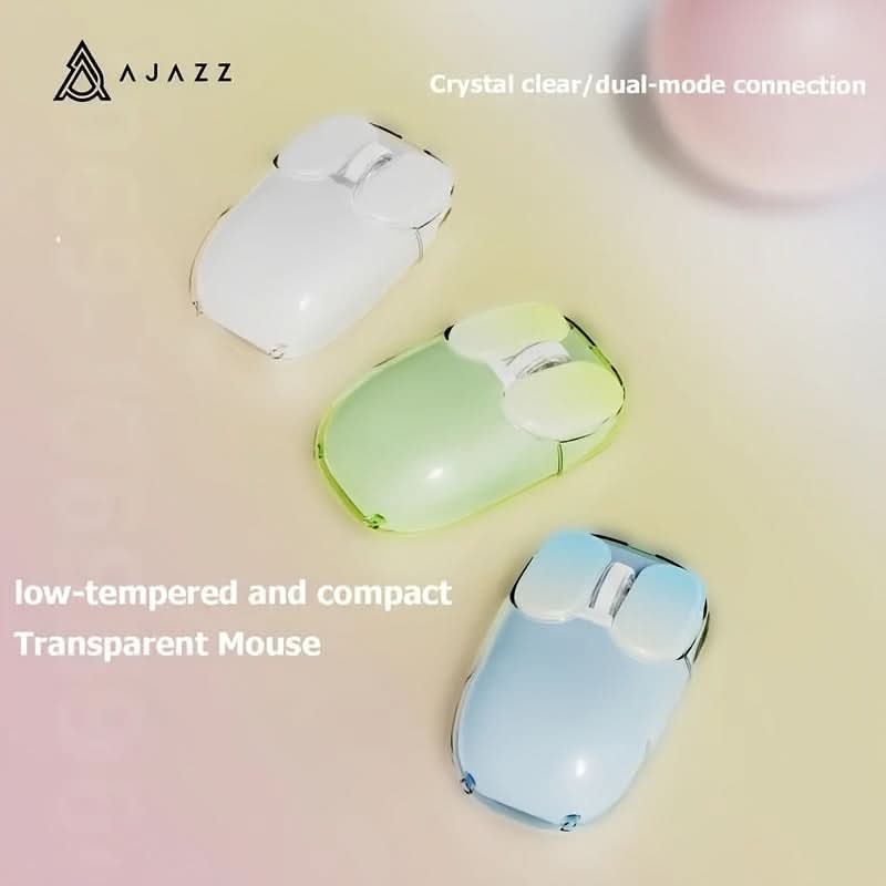 Transparent Wireless Mouse – 2.4G & Bluetooth