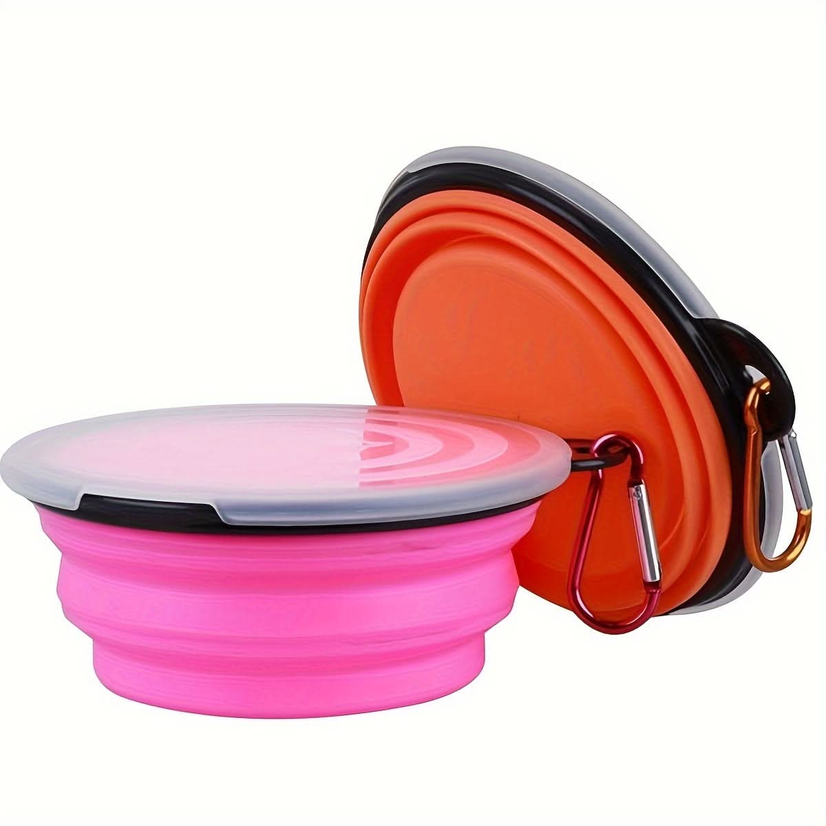 3-Pack Foldable Dog Travel Bowls