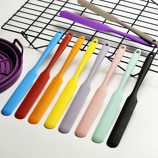 2/4/6pcs Silicone Cream Spatula Set - High Temperature Resistant