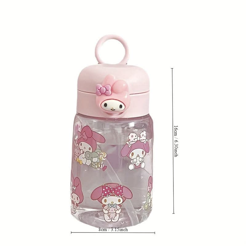 Kawaii Portable Water Bottle - Cinnamoroll, Melody, Kuromi