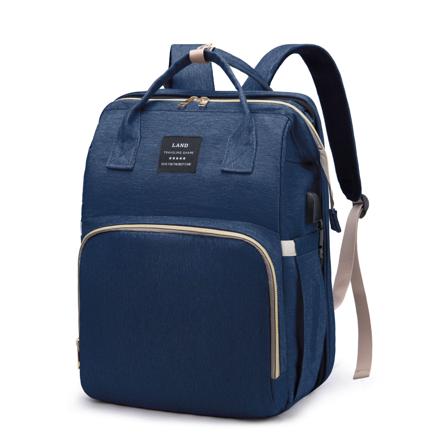 Waterproof Diaper Backpack with Changing Station