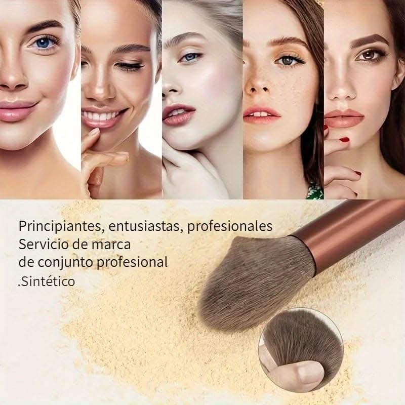 13 Pcs Soft Makeup Brushes For Foundation Blending, Eye Shadow Application