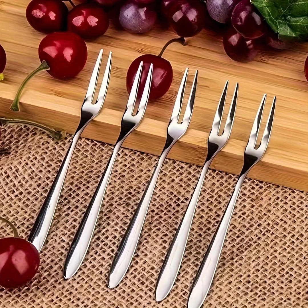 20-Piece Stainless Steel Mooncake Fork Set