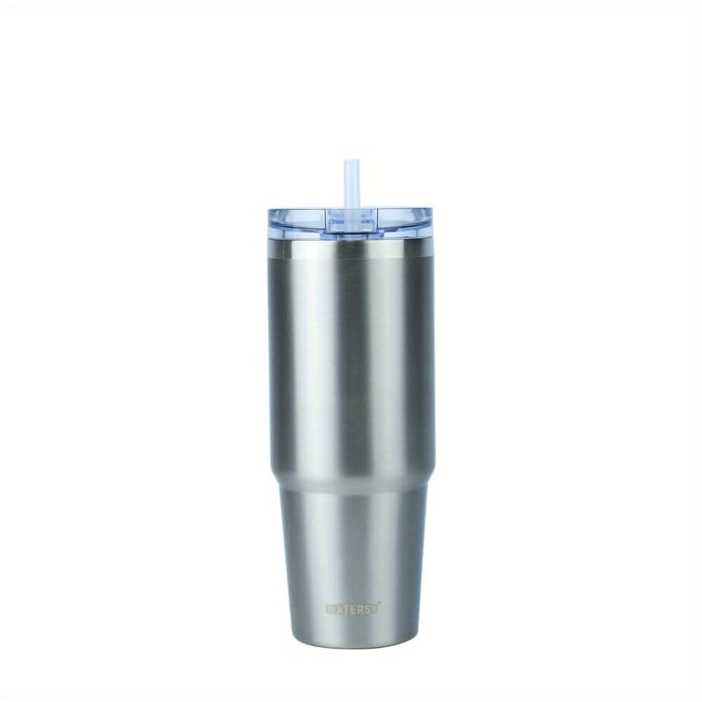 30oz Stainless Steel Tumbler with Straw