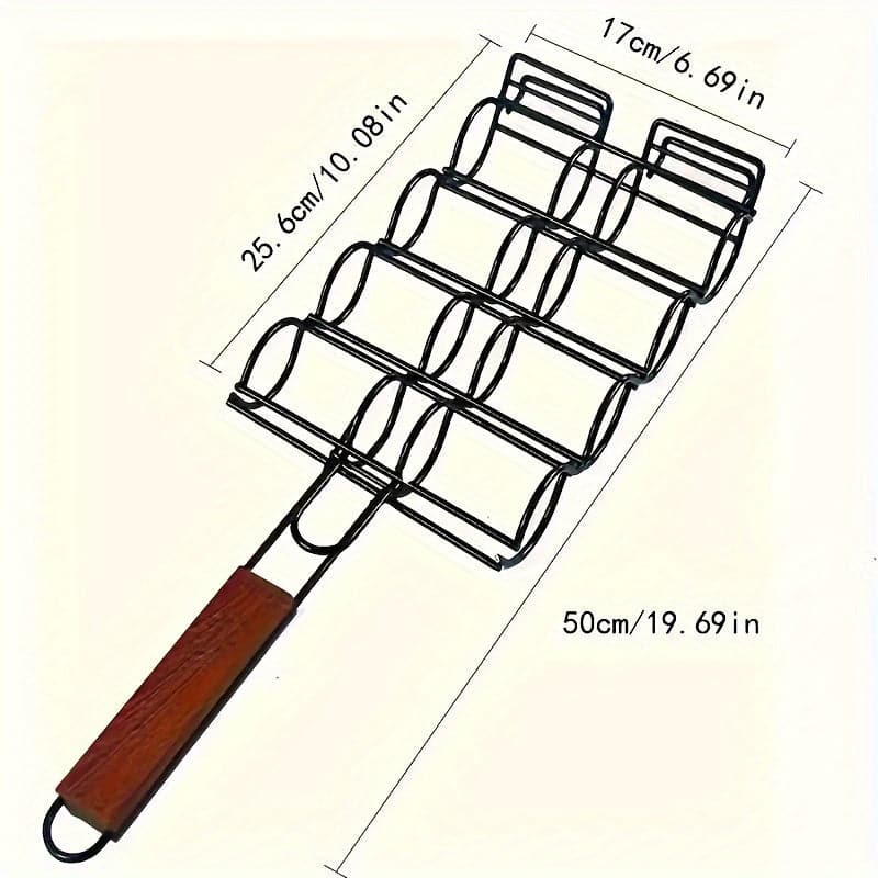 Metal BBQ Corn Grilling Basket - Non-Stick