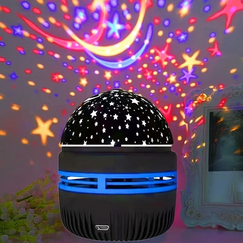 USB-Powered Star Projection Night Light