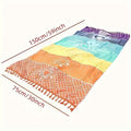 Non-Slip Yoga Mat and Beach Towel Combo