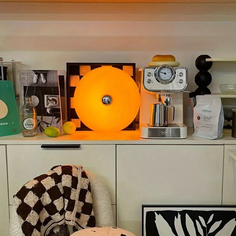 Orange Donut Touch Desk Lamp, USB Powered