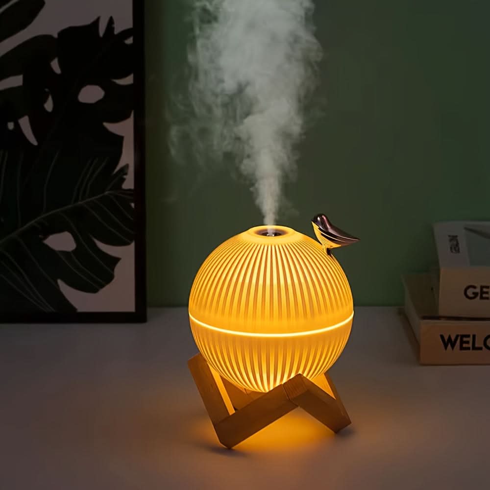 Cute Bird-Shaped USB Humidifier with Night Light