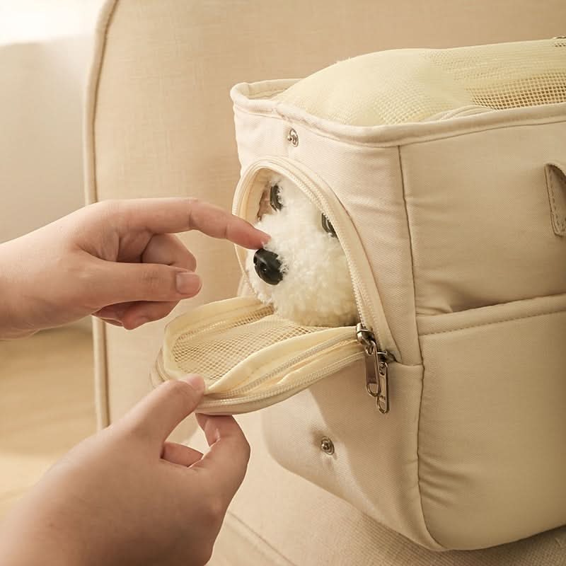 Breathable Cotton Pet Carrier Tote Bag