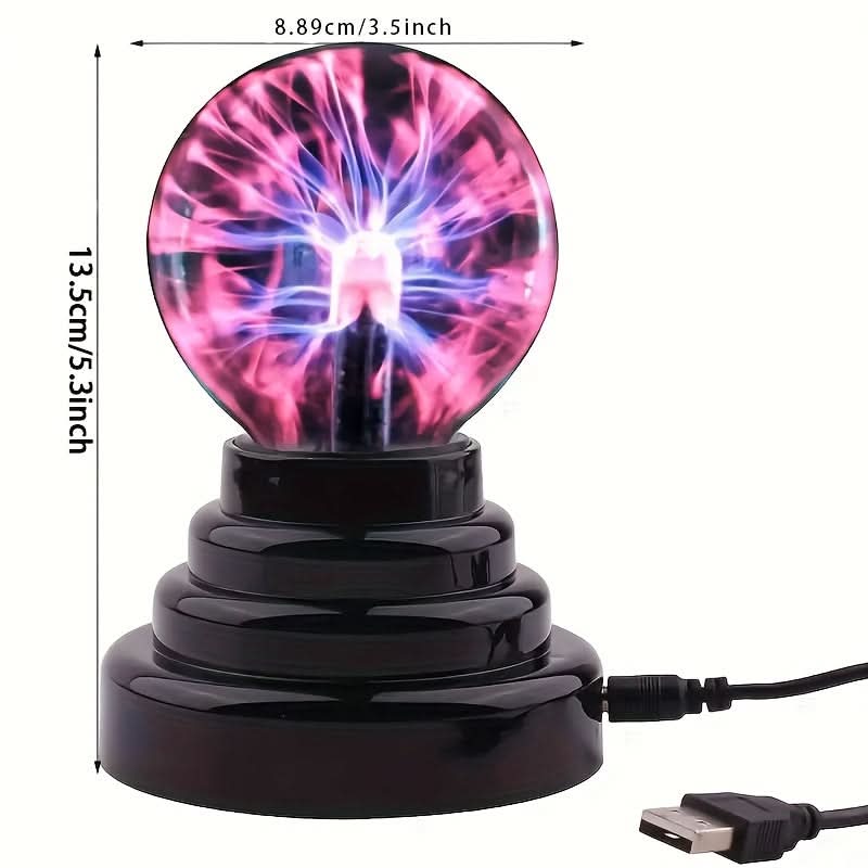 5-Inch Plasma Ball Light, Touch & Sound Activated