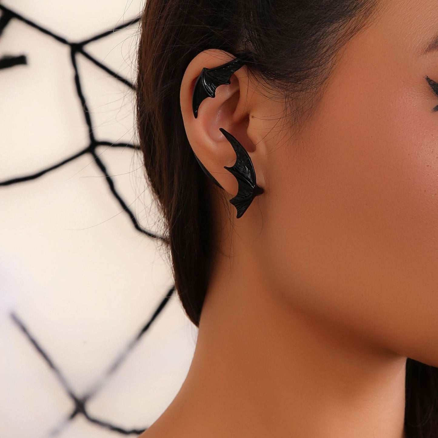 Punk Bat Wing Alloy Ear Cuff