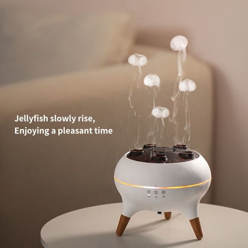 Multi-Spray Humidifier with Remote Control - Colorful Jellyfish Aromatherapy Machine