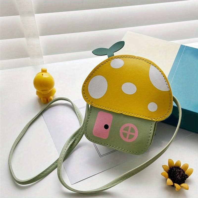 Mushroom-Shaped Crossbody Bag for Kids
