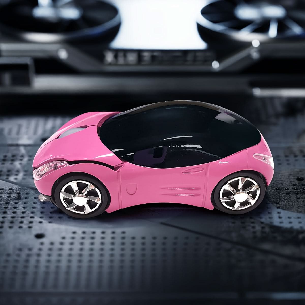 Mini Portable Wireless Ferrari Mouse for Laptop and Desktop – 2.4G USB