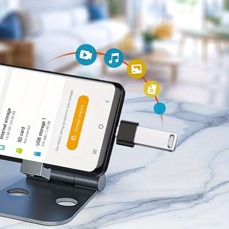 USB-C to USB 3.0 OTG Adapter – Fast Charging