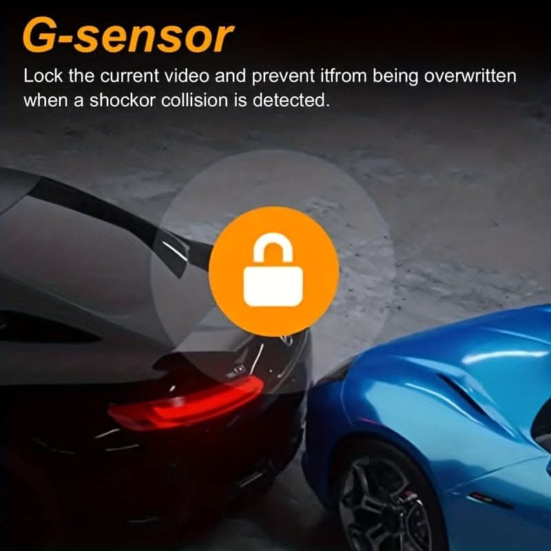 Dual Lens 1080P Dash Cam – Wide-Angle