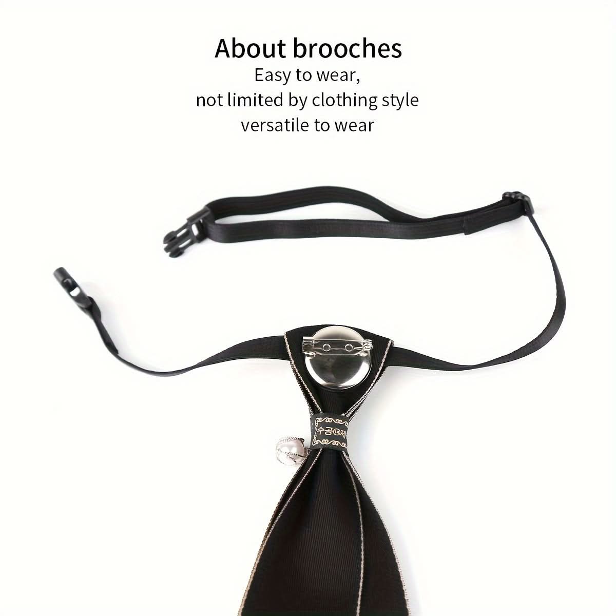 Women's Pearl Bowtie Faux Collar Accessory