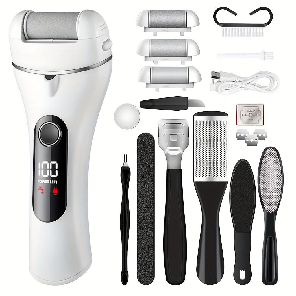 14-in-1 Electric Foot Callus Remover Kit - Rechargeable