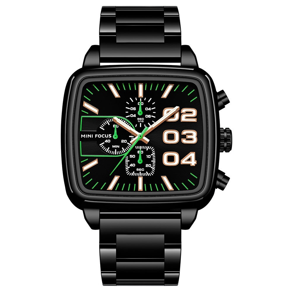 Mini Focus MF0314G Multifunctional Waterproof Quartz Watch for Men
